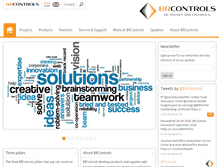 Tablet Screenshot of brcontrols.com